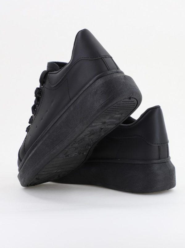 Pantofi damă sport casual piele ecologică Negru (BS632BO2401628) 4