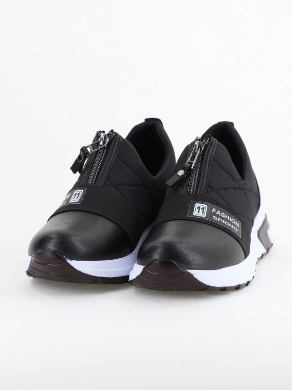 Pantofi sport damă din material sintetic Negru (BS480SP2403860) 5