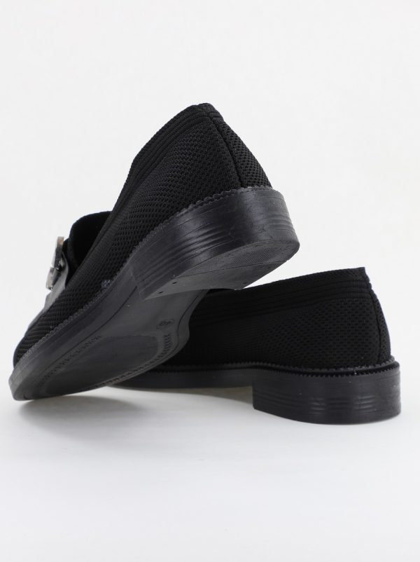 Pantofi eleganti din material sintetic pentru femei culoare neagra BS803AY2404205 6