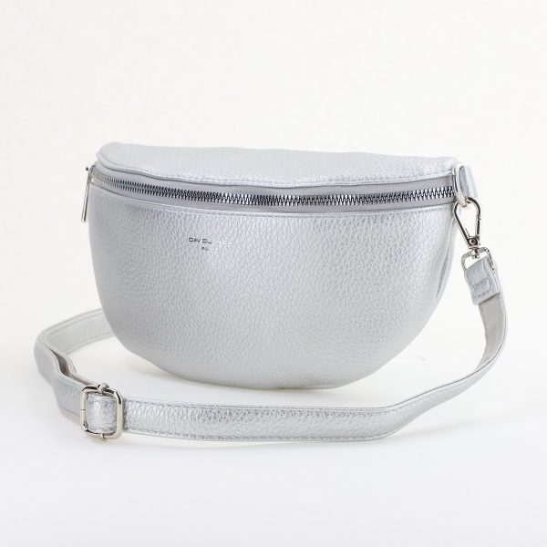 Borseta Dama - Borsetă damă crossbody argintie David jones