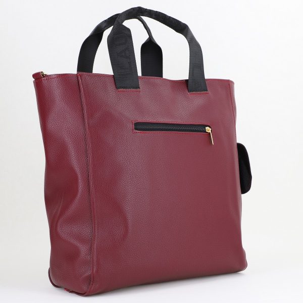 Geantă Damă Shopper Piele Ecologică Bordo de Umar Laura Biaggi BS632AB2409026 137