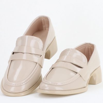 Pantofi Damă Casual Tip Loafer Piele Ecologică Bej - BS4000AY2409872