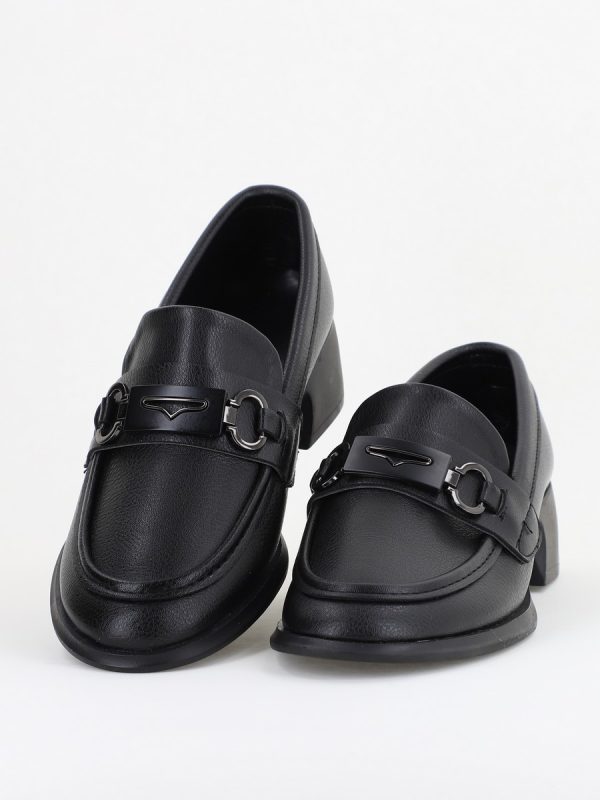 Pantofi Damă Casual Tip Loafer Piele Ecologică Negru mat - BS4003AY2409873 135