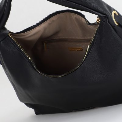 Geantă Damă Shopper Neagra din Piele Ecologica David Jones CM7455