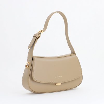 Poșeta Damă Casual Taupe Piele Ecologică David Jones CM7344