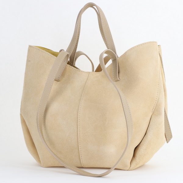 Genti Dama - Geantă damă Shopper Bej Piele Naturala Laura Biaggi BS7366TS2505907