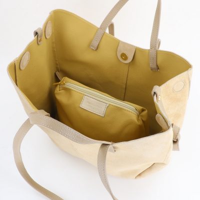 Geantă damă Shopper Bej Piele Naturala Laura Biaggi BS7366TS2505907