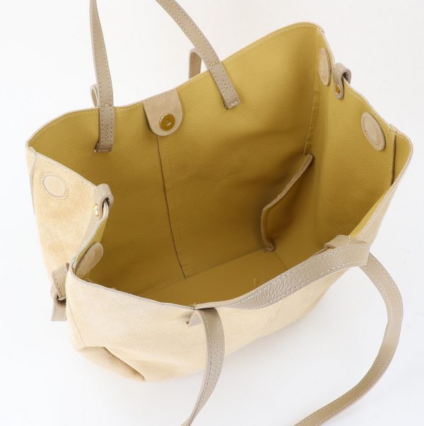 Geantă damă Shopper Bej Piele Naturala Laura Biaggi BS7366TS2505907 124