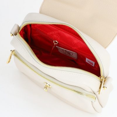 Poșetă damă casual din piele Naturală Bej Laura Biaggi BS247JS2505904